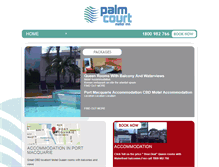 Tablet Screenshot of palmcourtmotorinn.com.au
